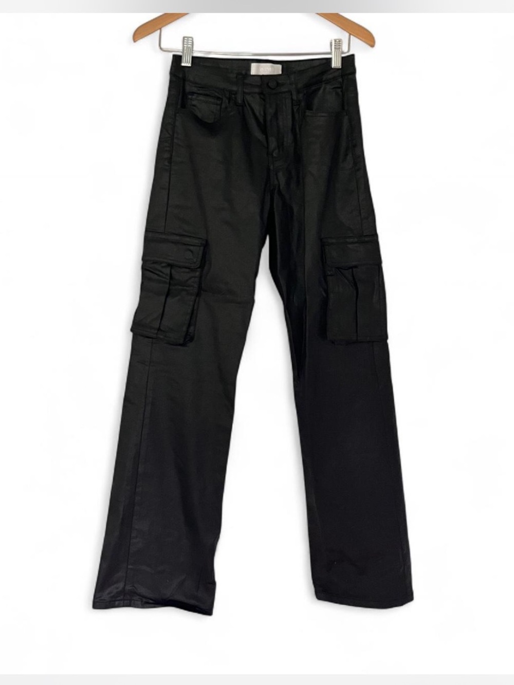 Vervet Women’s Black Cargo Pants with Utility Pockets